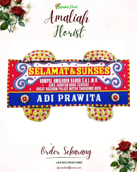 Papan Bunga Ucapan Selamat Pegayo